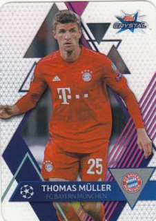 Thomas Muller Bayern Munchen 2019/20 Topps Crystal Champions League Base card #24